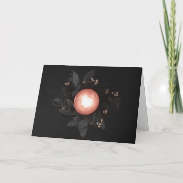 Tarjeta Luz de las velas (Anverso)