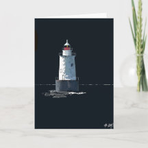 Luz de Sakonnet de noche
