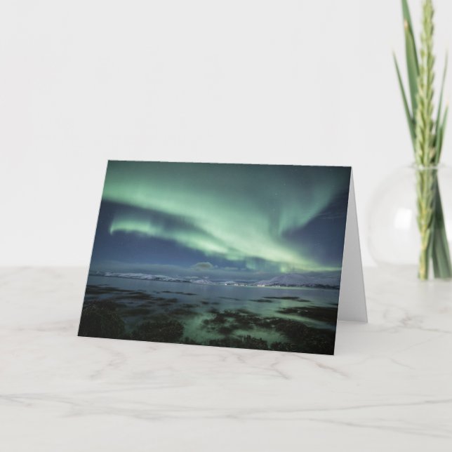 Tarjeta Luz del Norte Noruega (Anverso)