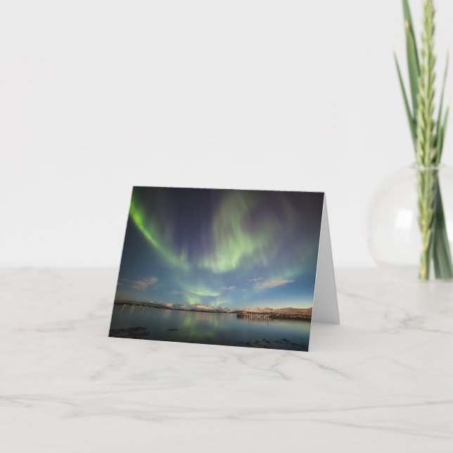 Tarjeta Luz del Norte Noruega (Anverso)