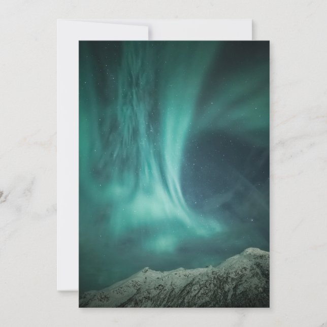 Tarjeta Luz del Norte Noruega (Anverso)