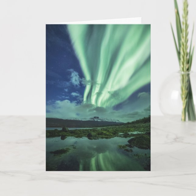 Tarjeta Luz del Norte Noruega (Anverso)