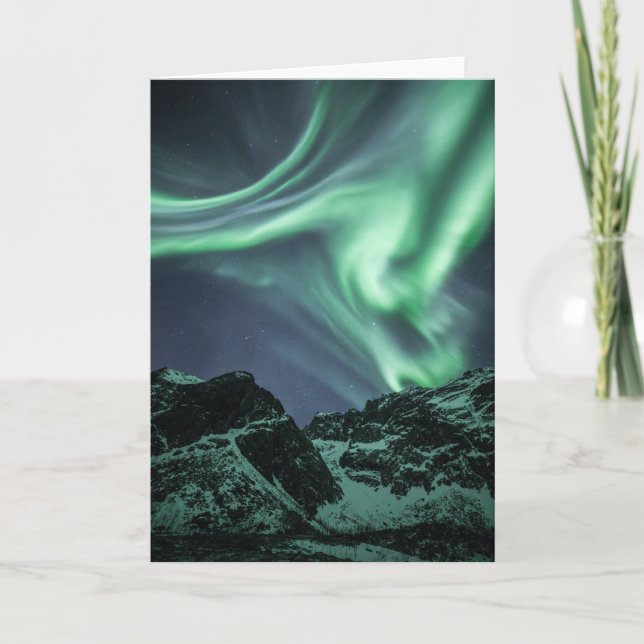 Tarjeta Luz del Norte Noruega (Anverso)