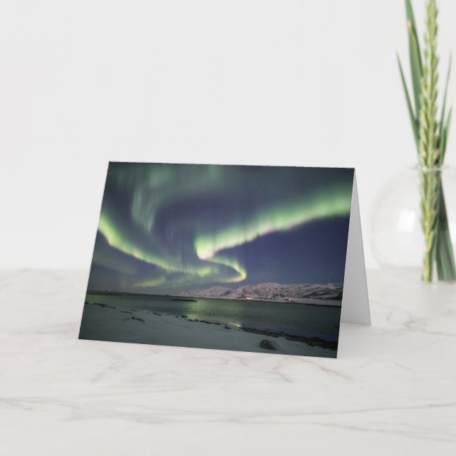 Tarjeta Luz del Norte Noruega (Anverso)