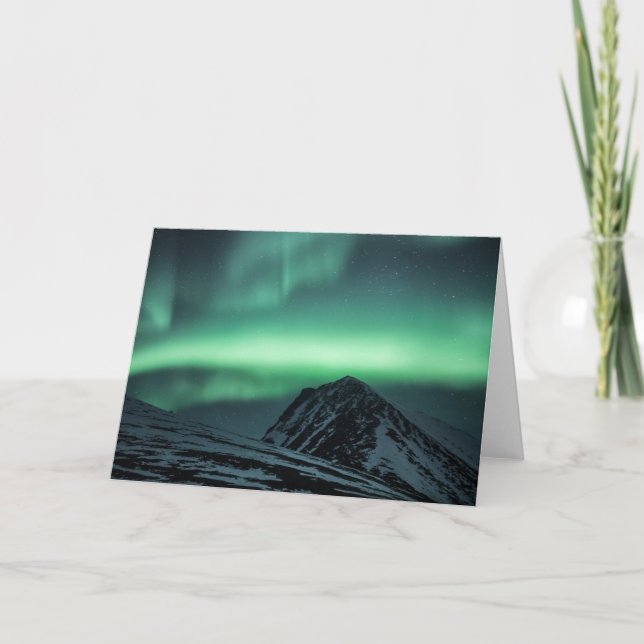 Tarjeta Luz del Norte Noruega (Anverso)