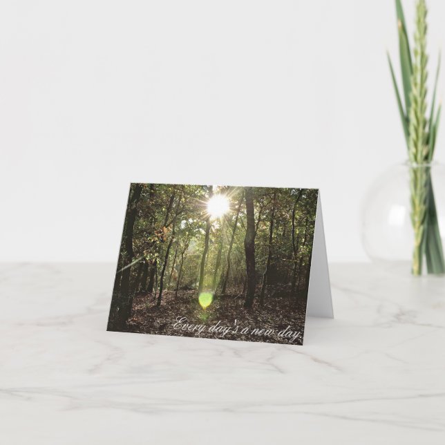 Tarjeta Luz del sol - Notecard (Anverso)