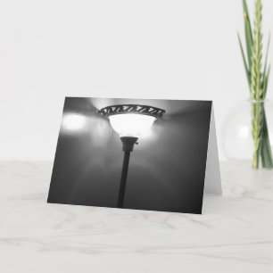 Tarjeta Luz en blanco y negro