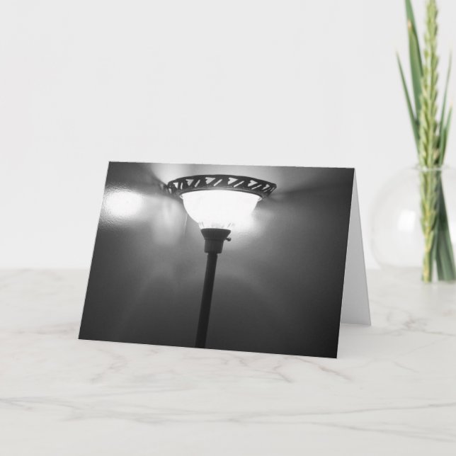 Tarjeta Luz en blanco y negro (Anverso)