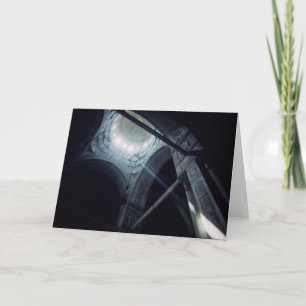 Tarjeta Luz que brilla en la mezquita