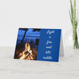 TARJETA LUZ UN INCENDIO "Y CELEBRAMOS" NUESTRO ANIVERSARIO