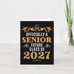 Tarjeta Ly A Senior Future Cl 2027 Día de la Primera Vinta