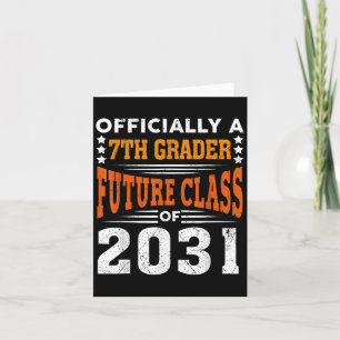Tarjeta Ly un estudiante de 7º grado Futuro Cl 2031 Primer