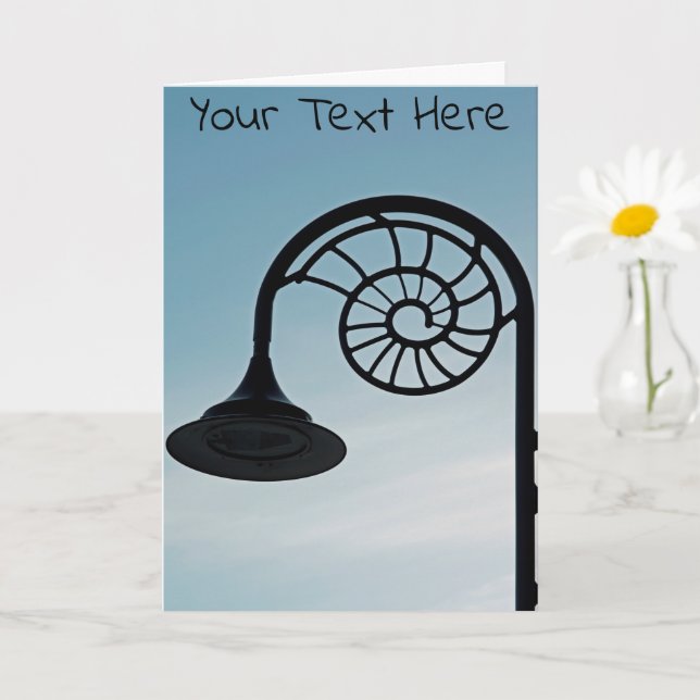 Tarjeta Lyme Regis personalizable (Planta pequeña)