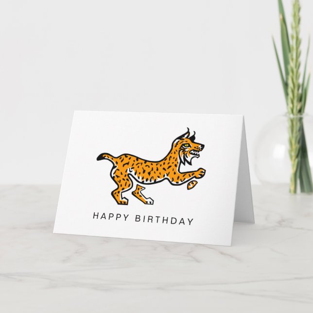 Tarjeta LYNX ibérico gráfico - Vida silvestre - Naturaleza (Anverso)