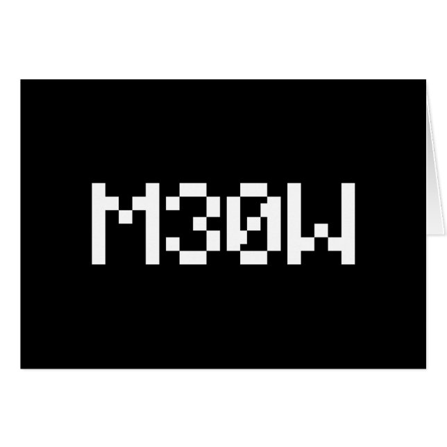 Tarjeta M30W [Leetspeak Animal Sounds] (Anverso (Horizontal))