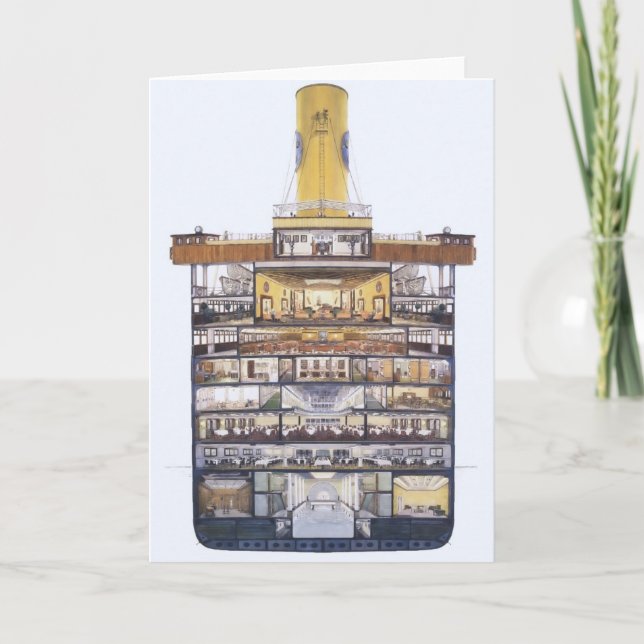 Tarjeta M/S Kungsholm (Anverso)