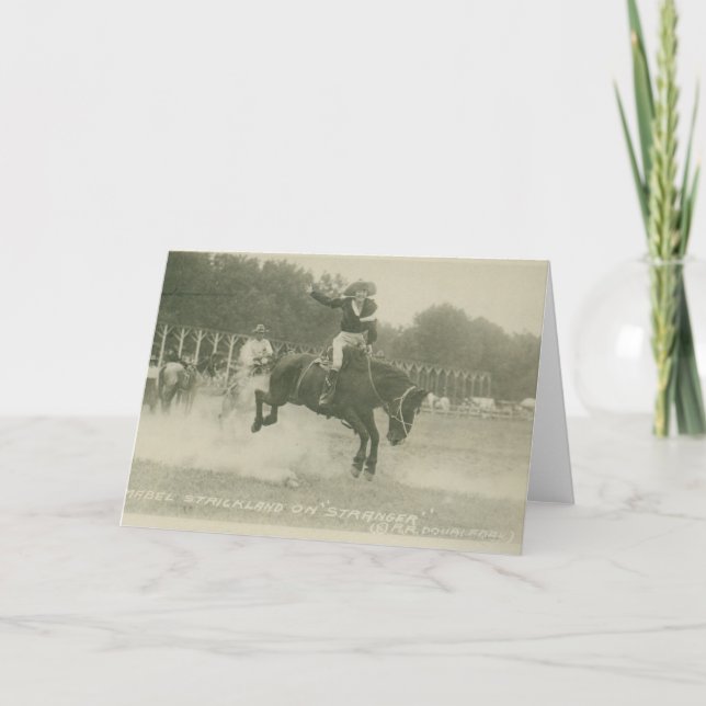 Tarjeta Mabel Strickland en Stranger. (Anverso)