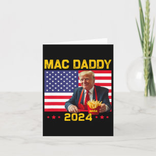 Tarjeta Mac Daddy Funny Trump haciendo mega Donald Tru de 