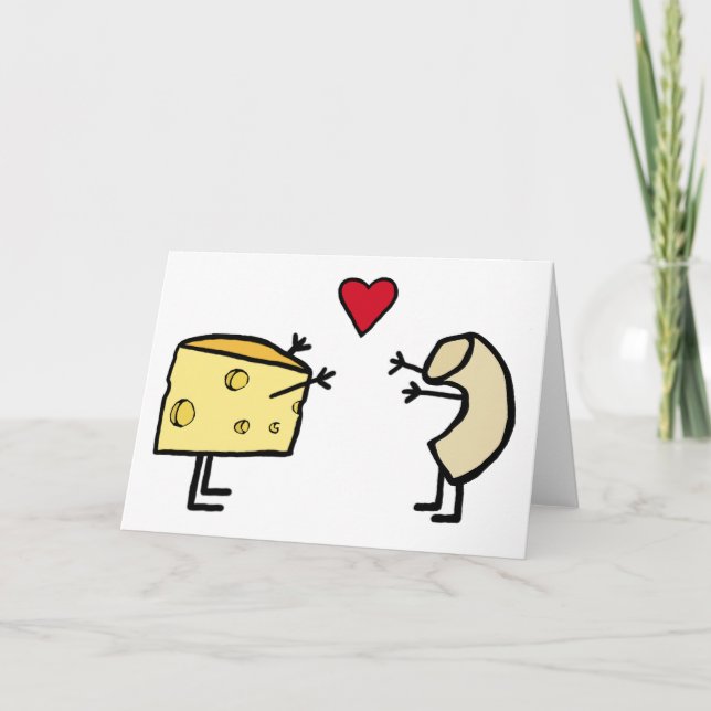 Tarjeta Macaroni y queso (Anverso)