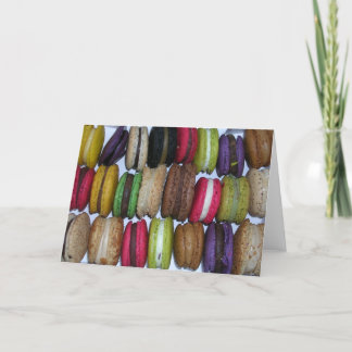 Tarjeta Macarons