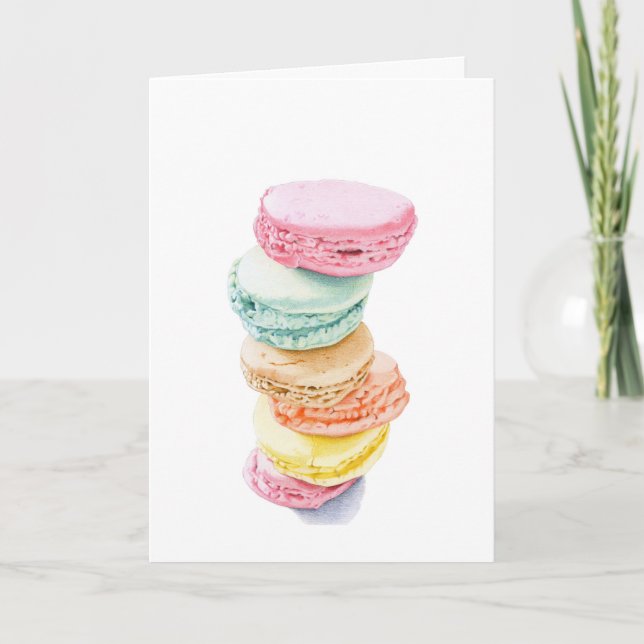 Tarjeta Macarons Card (Anverso)