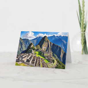 Tarjeta Machu Picchu