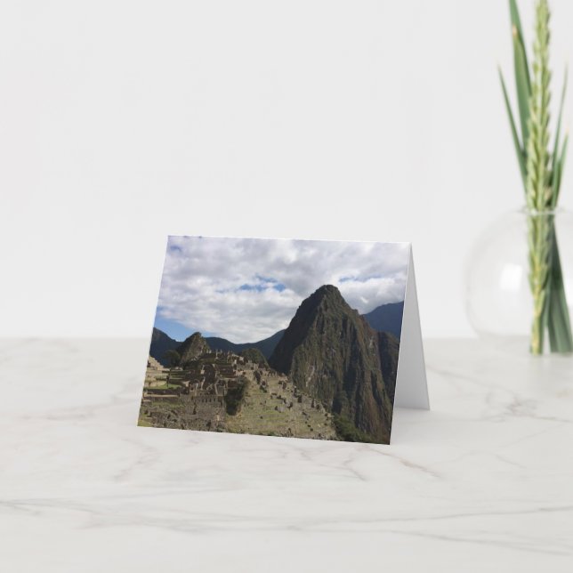 Tarjeta Machu Picchu Notecard (Anverso)