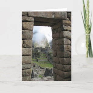 Tarjeta Machu Picchu, Perú