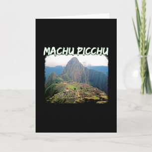 Tarjeta Machu Picchu Perú - Montaña Huayna Picchu