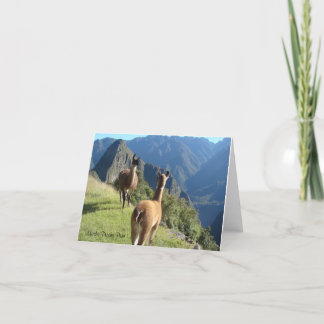 Tarjeta Machu Pichu Notecard