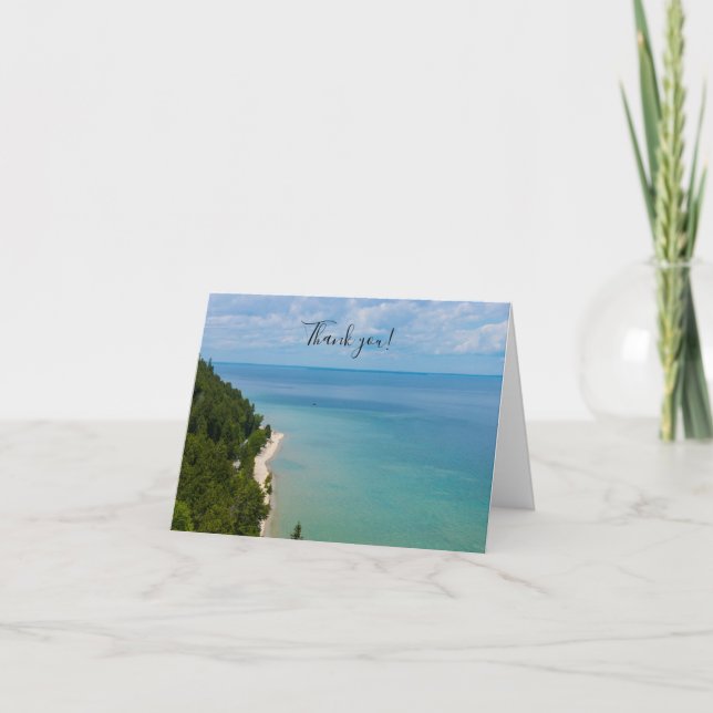 Tarjeta Mackinac Island Skyview de agradecimiento (Anverso)