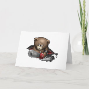 Tarjeta Mad Bear Chainsaw