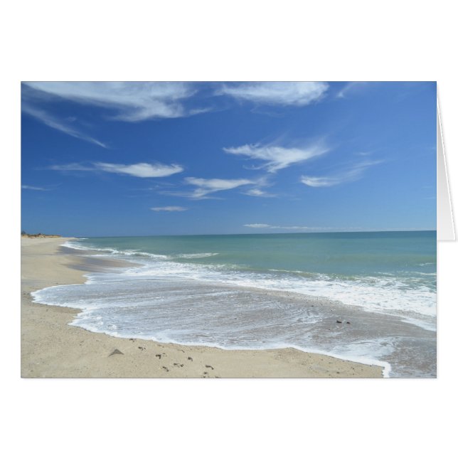 Tarjeta Madaket Beach (Anverso (Horizontal))