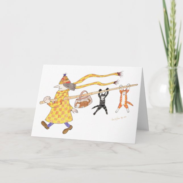 Tarjeta MadCatWoman y sus Polecats (Anverso)