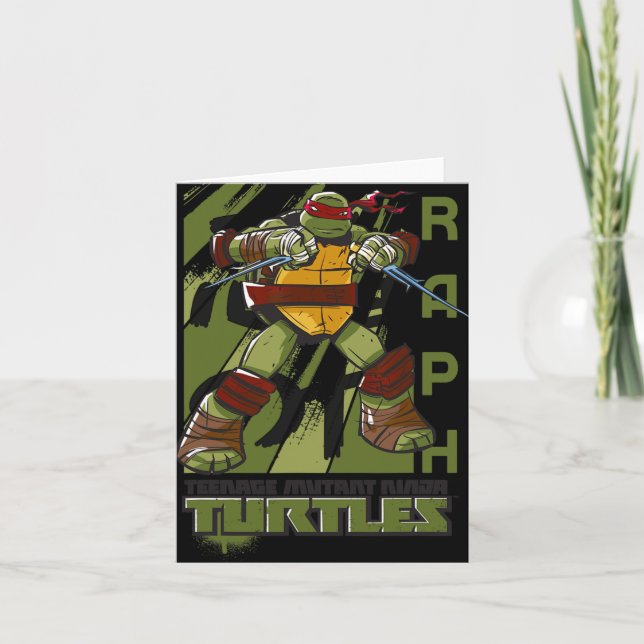 Tarjeta Mademark X - - Original Tmnt New Raphael  (Anverso)