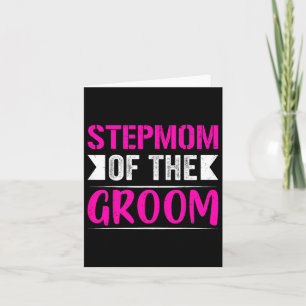 Tarjeta Madera De Los Regalos De Groom Mamá Boda Groom