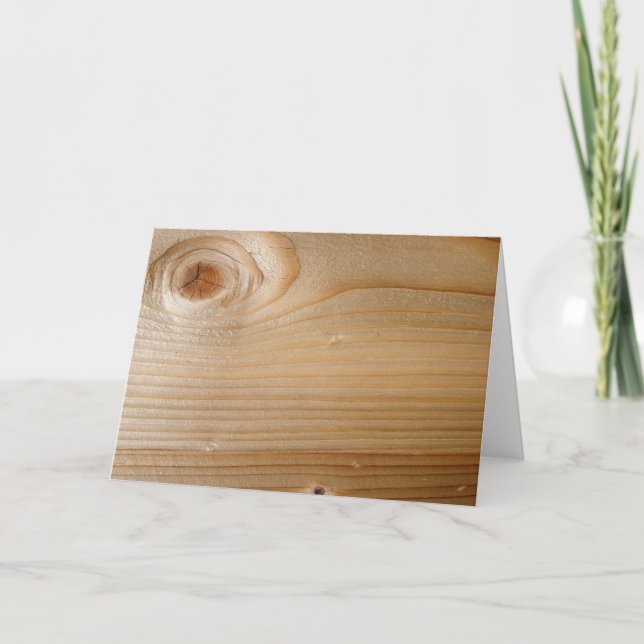 Tarjeta Madera inacabada (Anverso)