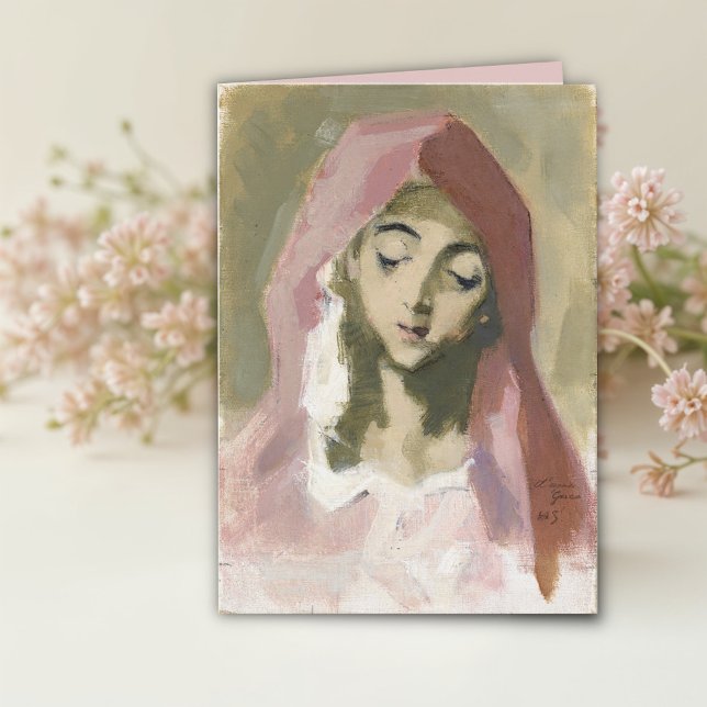 Tarjeta Madonna de la Charité, Helene Schjerfbeck (Subido por el creador)
