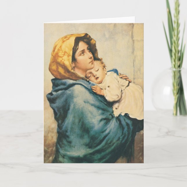 Tarjeta Madonna of the streets - Roberto Ferruzzi (Anverso)