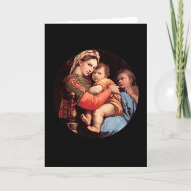 Tarjeta Madonna y Child (Anverso)