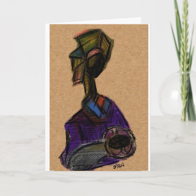 Tarjeta Madonna y el niño (Anverso)