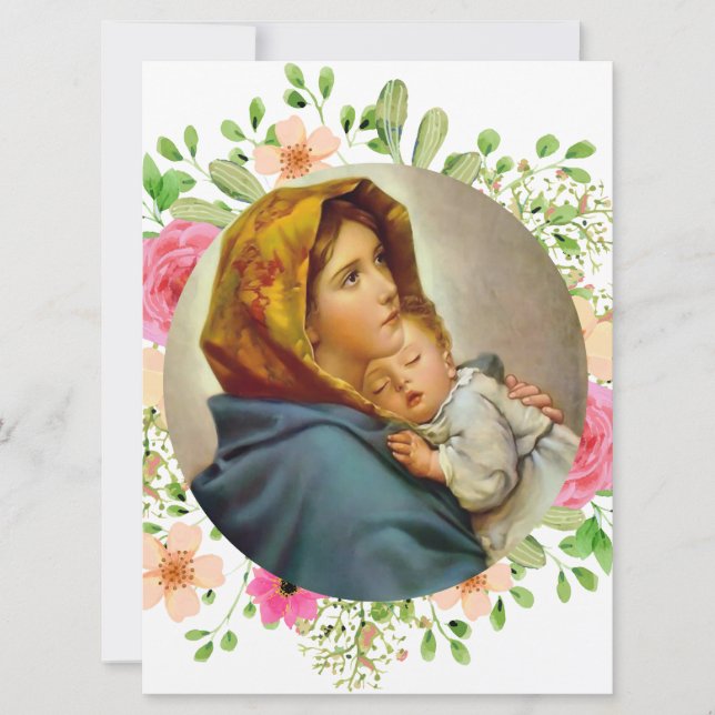 Tarjeta Madonnina Madonna de las calles Ferruzzi Mary (Anverso)