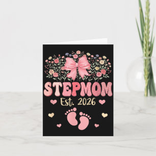 Tarjeta Madrastra Est 2026 Flores Día de las Madres Espera