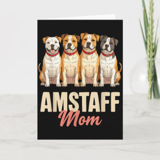 Tarjeta Madre American Staffordshire Amante de Mascotas Du