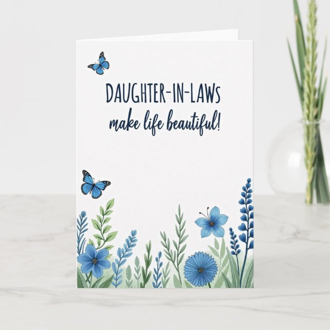 Tarjeta Madre Botánica Azul (Anverso)