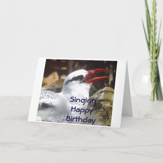 TARJETA MADRE... "CANTANDO LOS DESEOS DEL CUMPLEAÑOS" (Anverso)