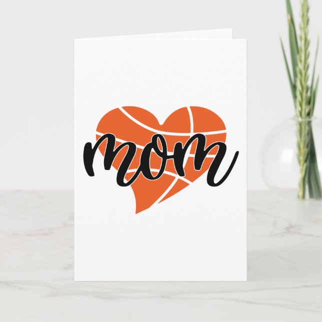 Tarjeta Madre Corazón del baloncesto (Anverso)