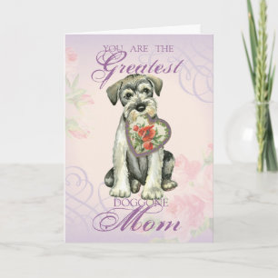 Tarjeta Madre Corazón Schnauzer estándar