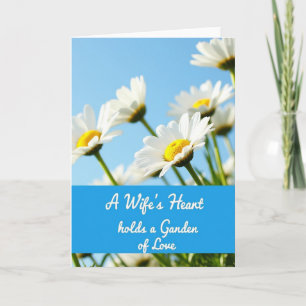 Tarjeta Madre Daisies Cielo Azul