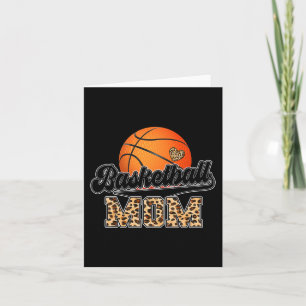 Tarjeta Madre de basketball Leopard Senior 2023 Graduation